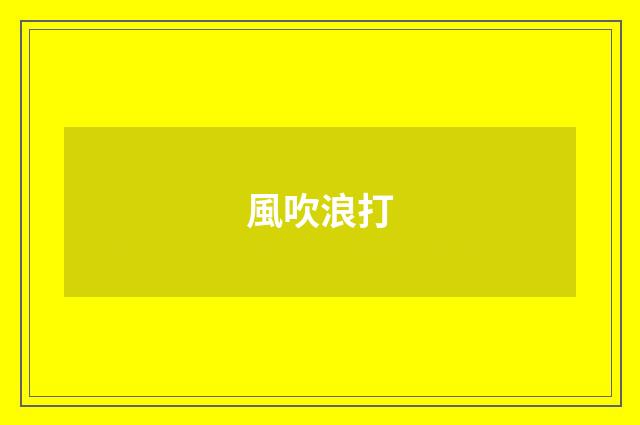 風吹浪打