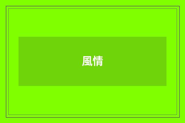 風情