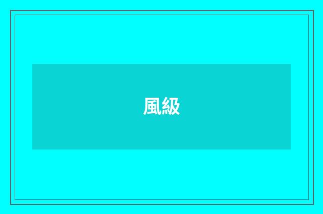 風級