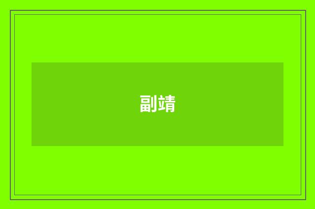 副靖