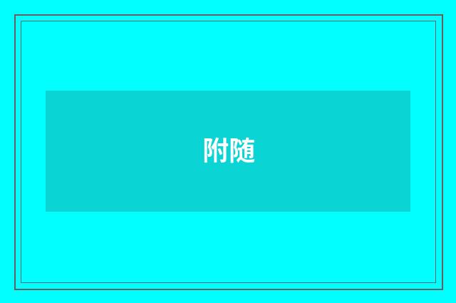 附随