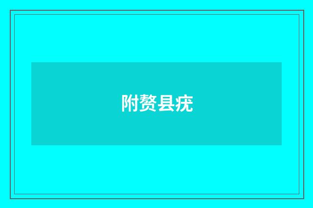 附赘县疣