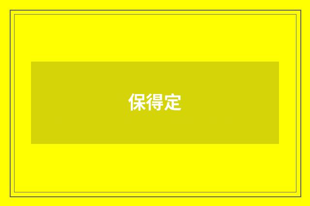 保得定