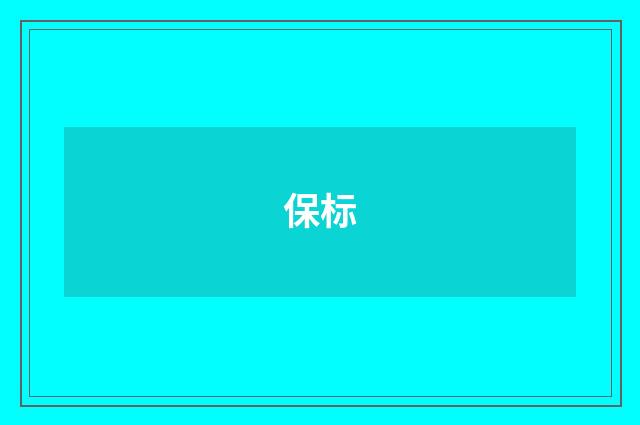 保标