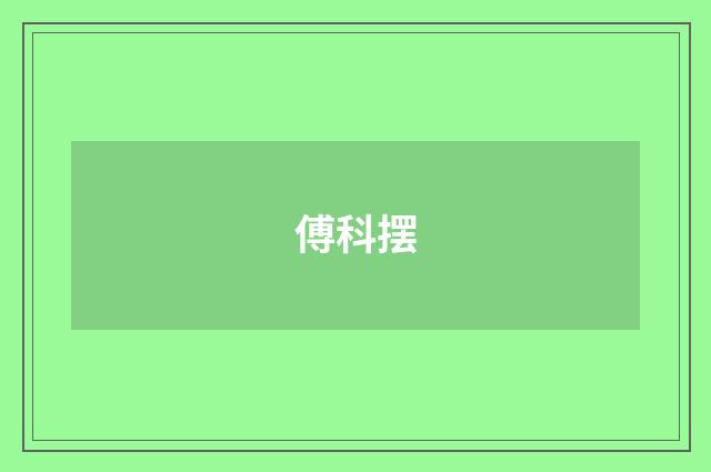 傅科摆