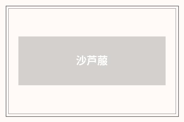 沙芦菔
