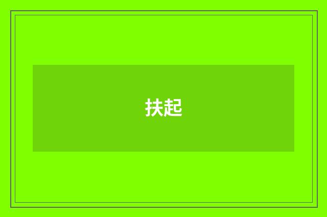扶起