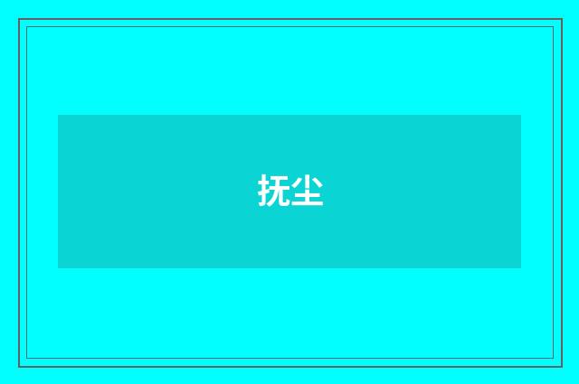 抚尘