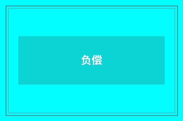 负偿