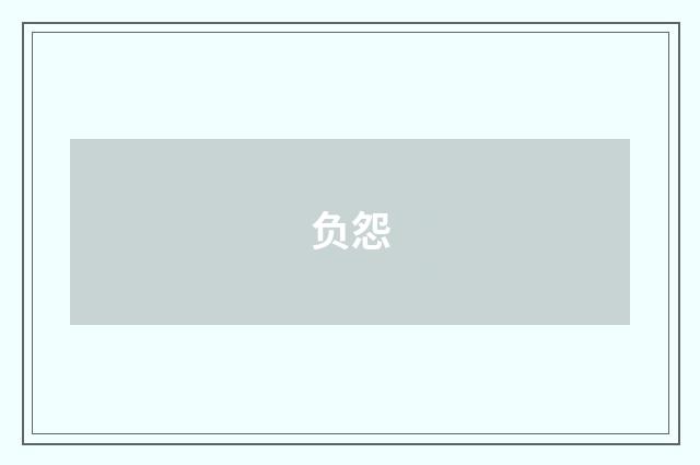 负怨