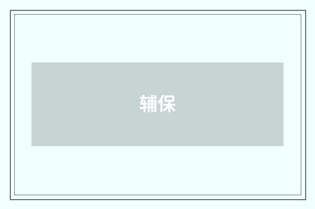 辅保