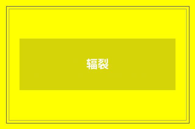 辐裂