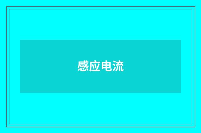 感应电流