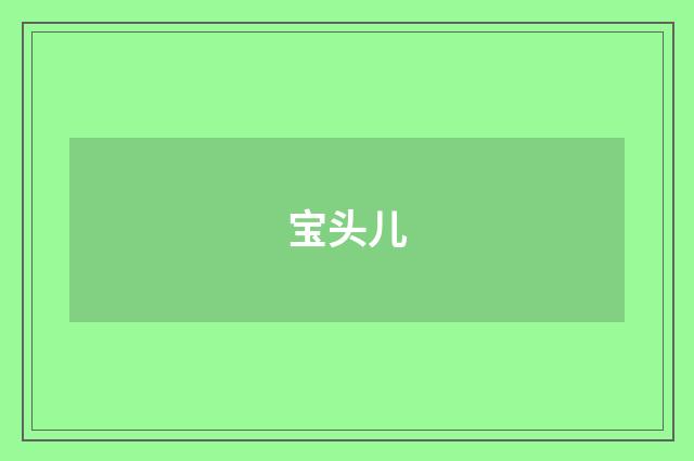 宝头儿