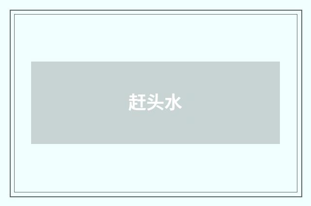 赶头水