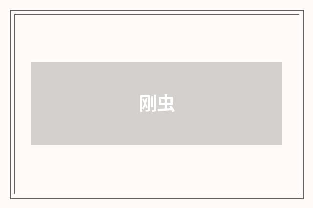 刚虫