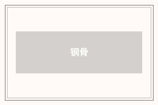钢骨