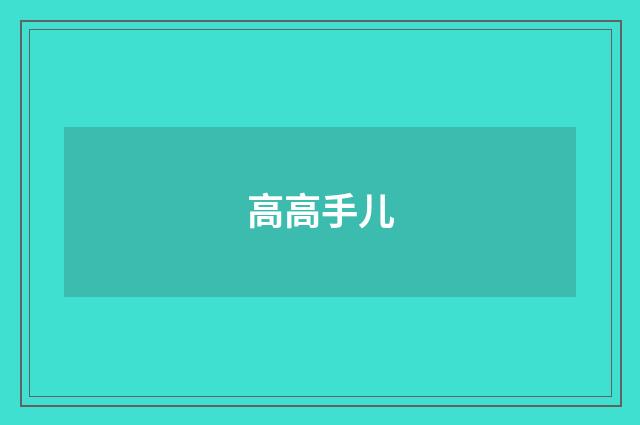 高高手儿
