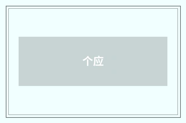 个应