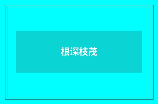 根深枝茂