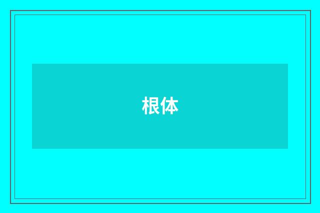 根体
