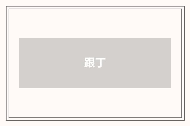 跟丁