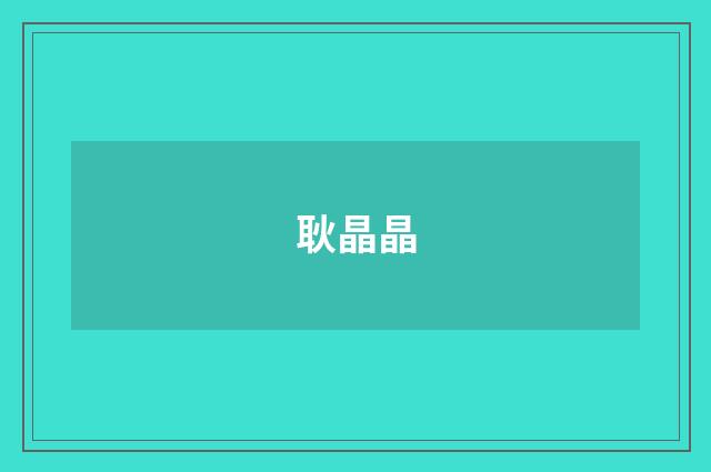 耿晶晶