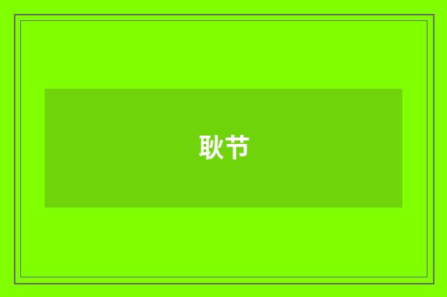 耿节