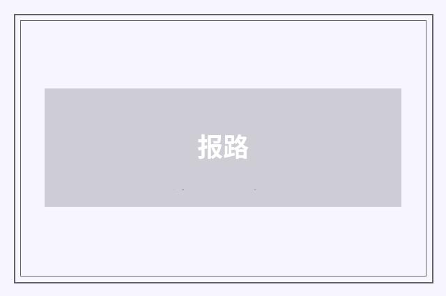报路