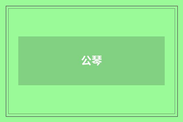 公琴