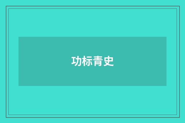 功标青史