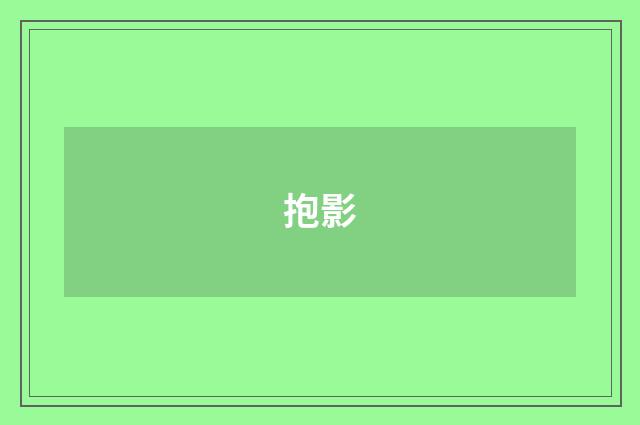 抱影