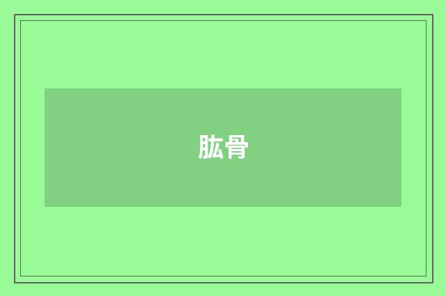 肱骨