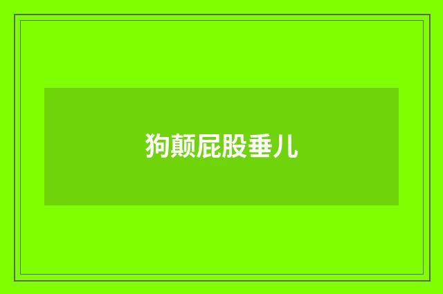 狗颠屁股垂儿