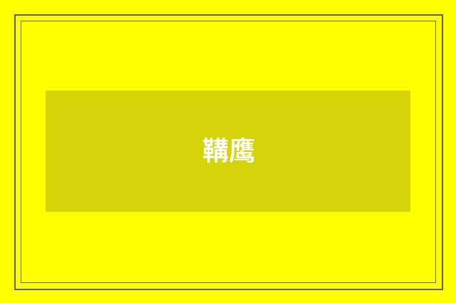 鞲鹰