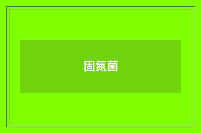 固氮菌
