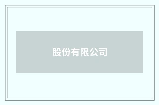 股份有限公司