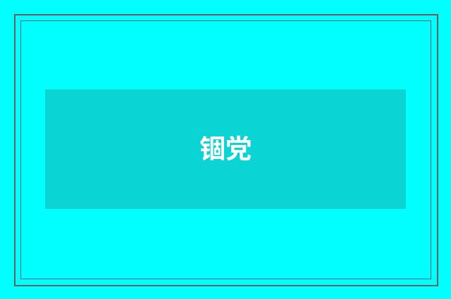锢党