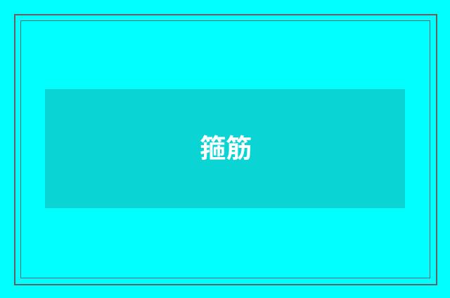 箍筋