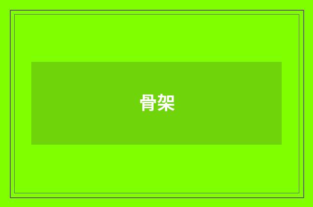 骨架