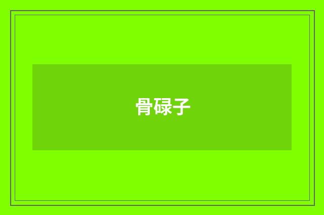 骨碌子