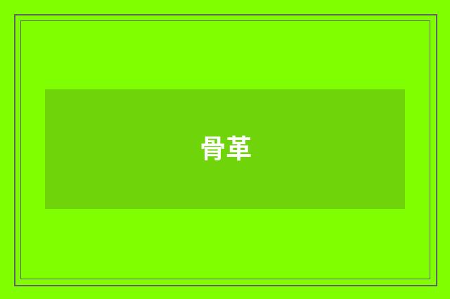 骨革