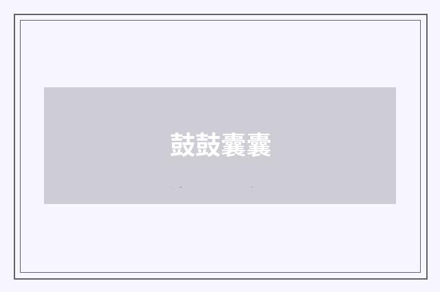鼓鼓囊囊