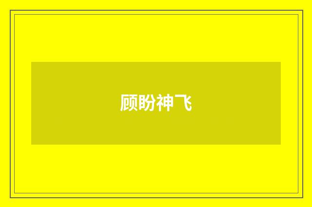顾盼神飞