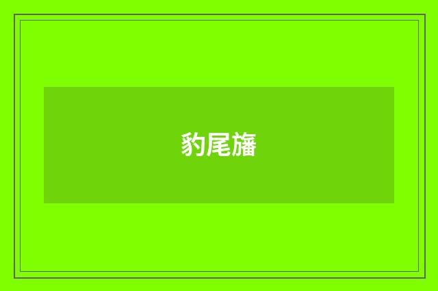 豹尾旛