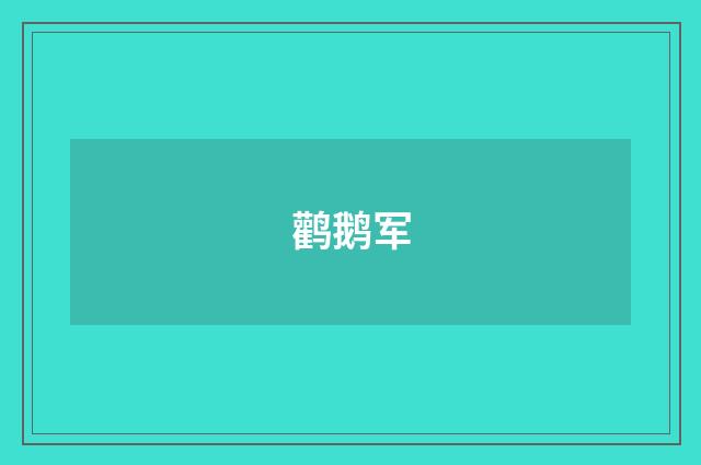 鹳鹅军