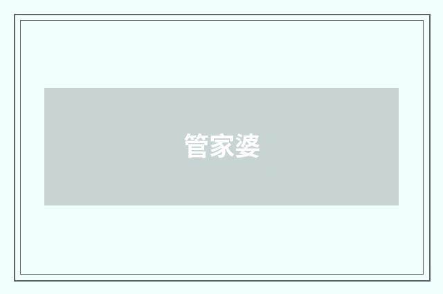 管家婆