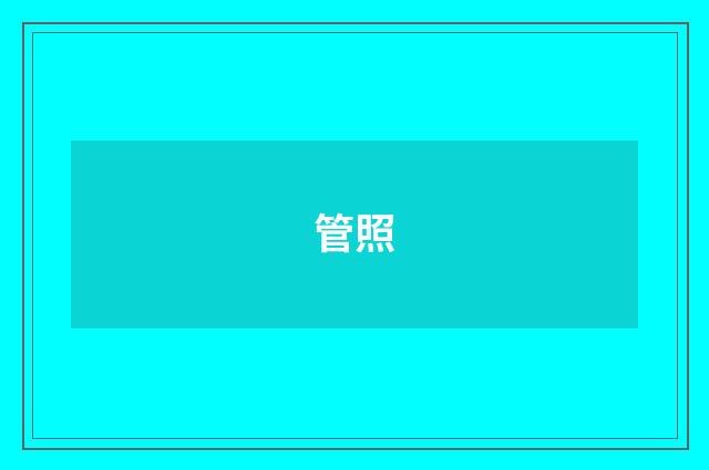 管照