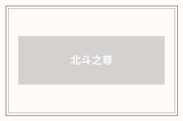 北斗之尊