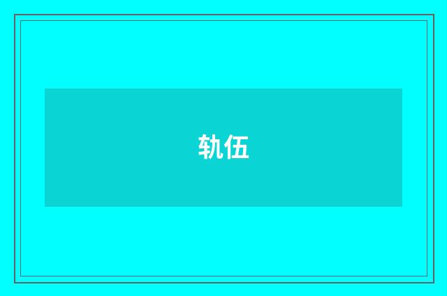 轨伍